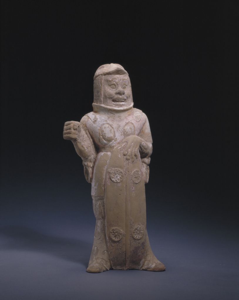 图片[1]-Pottery painted warrior figurines-China Archive